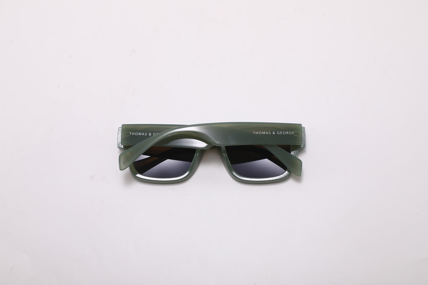 Solantia Slim Rectangle Sunglasses – Olive Green UV400
