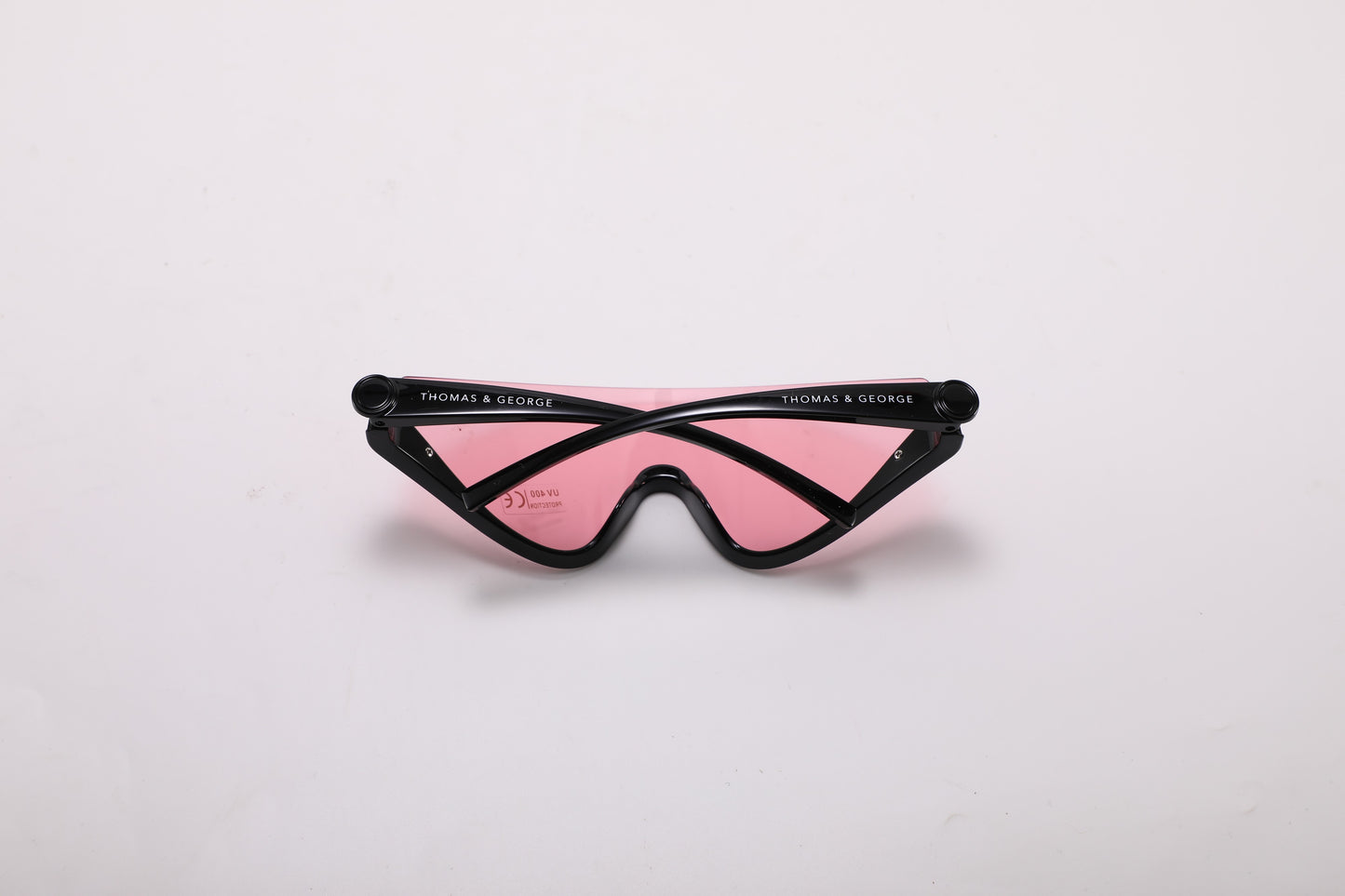 Sayenne Wraparound Sunglasses – Pink & Black UV400