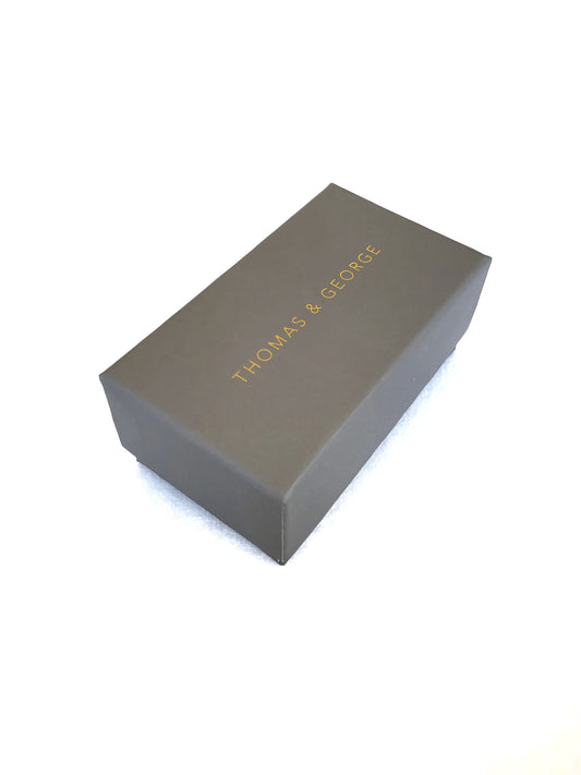 Thomas & George Silver Square Cufflinks