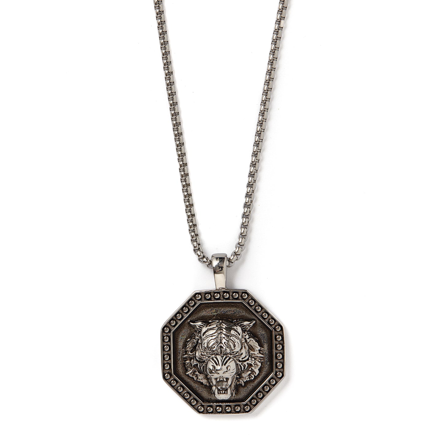 Thomas & George Tiger Medallion and Neckchain