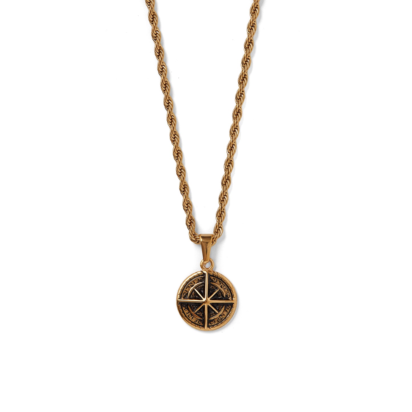 Thomas & George Nautical Directional Star Pendant and Neckchain