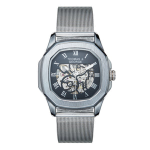 Automatic Skeleton Watch - Berlin Silver Edition