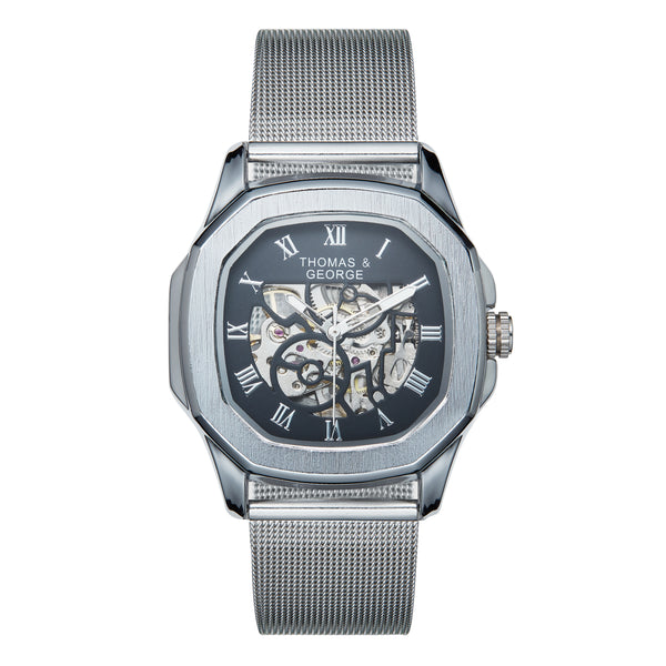 Automatic Skeleton Watch - Berlin Silver Edition