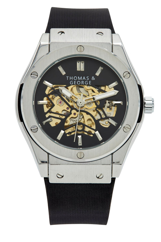 Automatic Skeleton Watch - Norway Silver Edition - Thomas & George