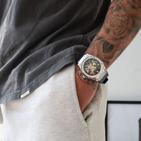 Automatic Skeleton Watch - Norway Silver Edition