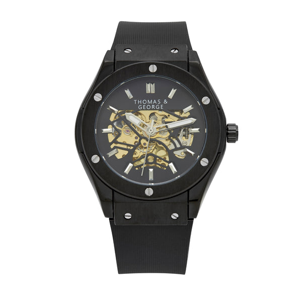 Automatic Skeleton Watch - NORWAY Black Edition
