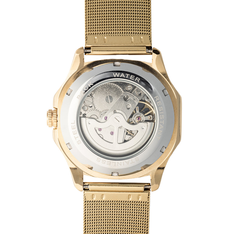 Automatic Skeleton Watch -  Berlin Gold Edition