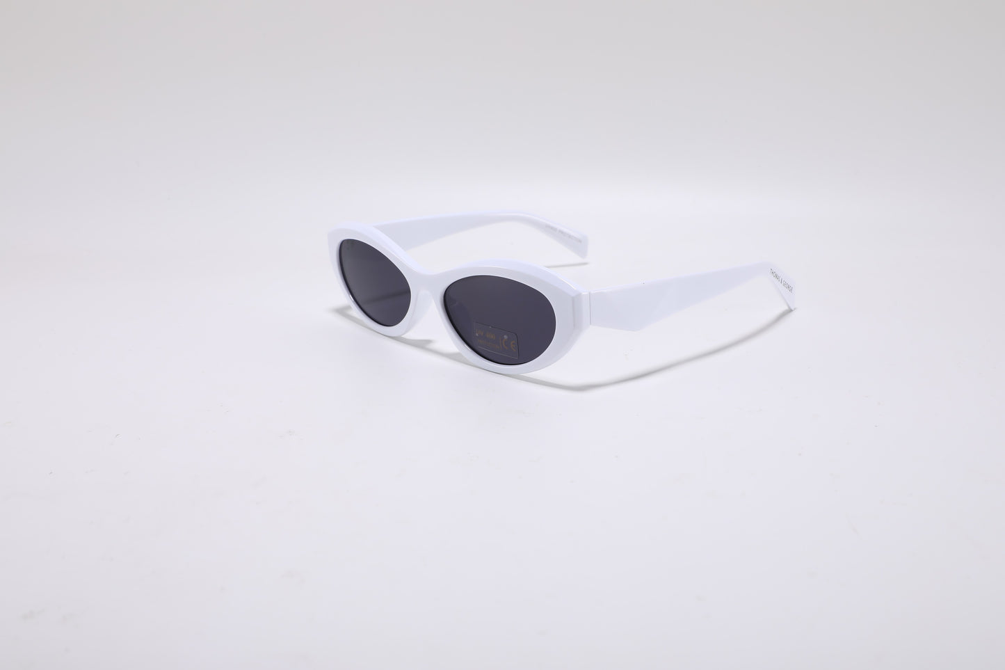 Thelassa Oval Sunglasses – White UV400