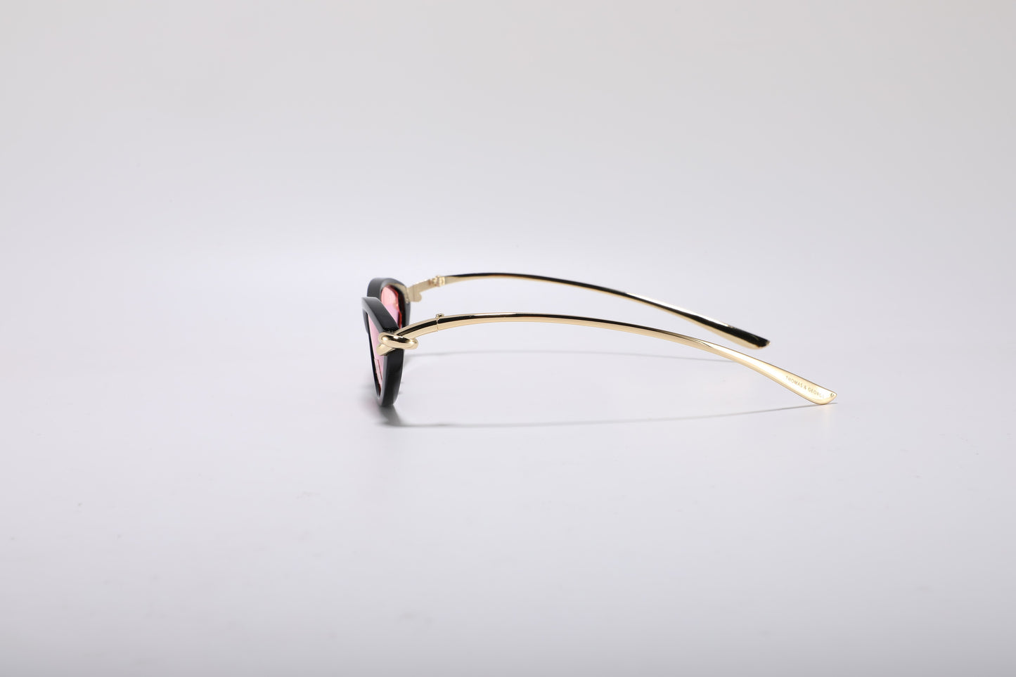 Veython Slim Cat Eye Sunglasses – Pink Lens UV400