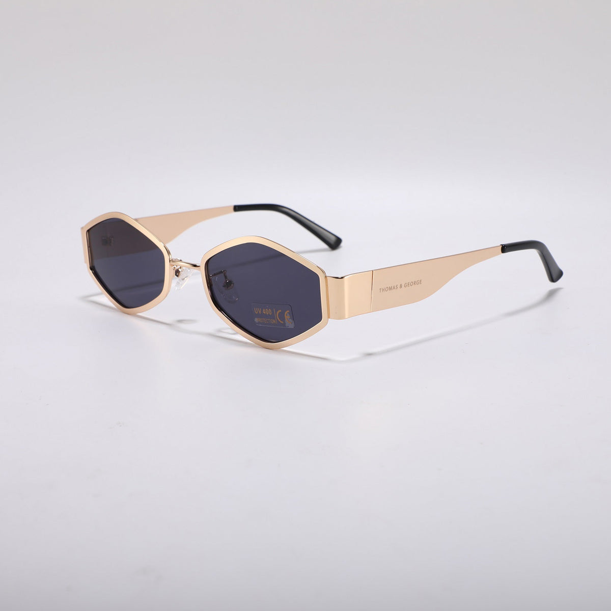 Thomas & George Sunglasses - Guadalajara Black Angled