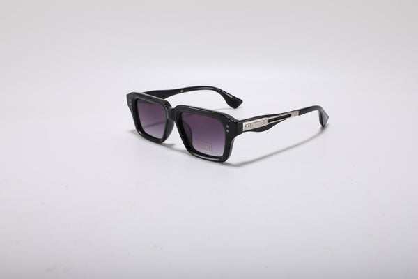 Cassia Square Sunglasses – Black Gradient UV400