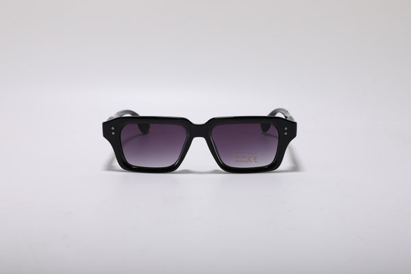 Cassia Square Sunglasses – Black Gradient UV400