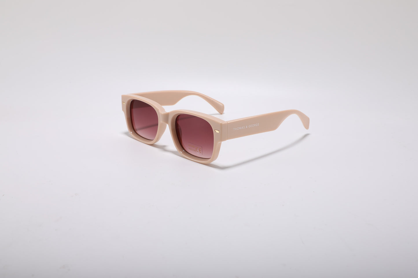 Mireval Square Sunglasses – Nude Beige UV400