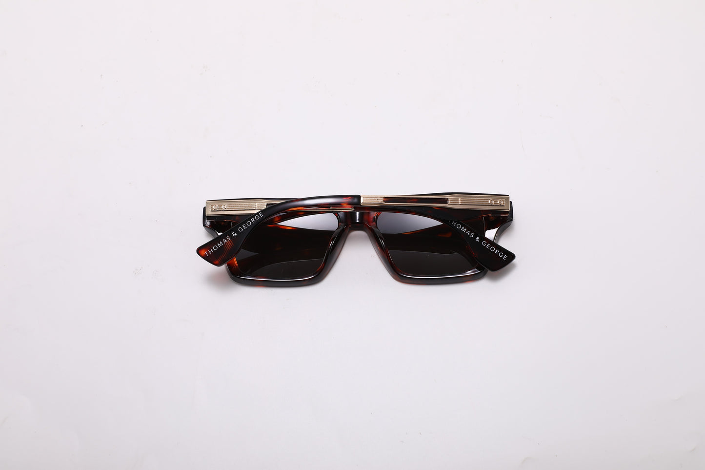 Amalindra Angular Sunglasses – Black & Gold UV400