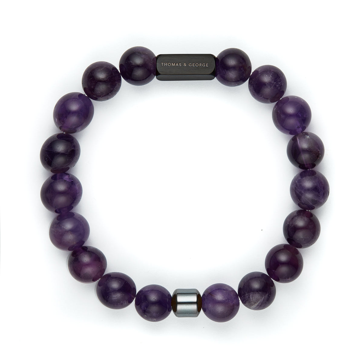 & 8mm Agate & Tiger Eye Bead Bracelet Effect