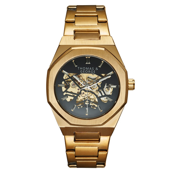 Automatic Skeleton Watch - London Gold Edition