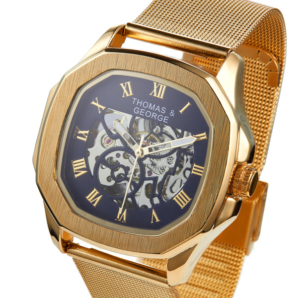 Automatic Skeleton Watch -Berlin Gold Edition