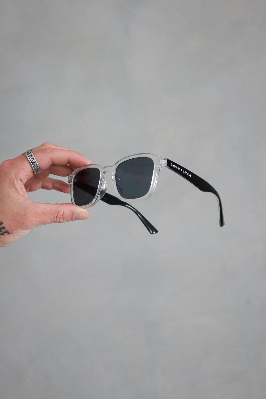 Thomas & George Sunglasses Clear Frame