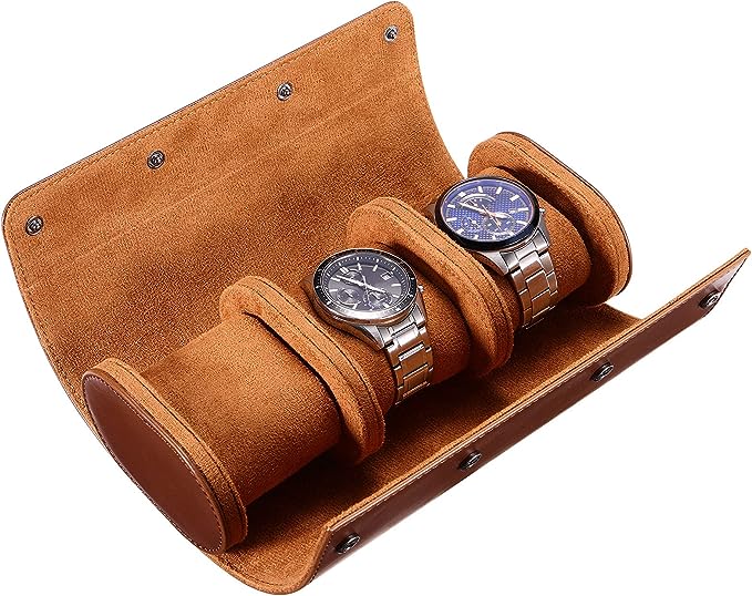 Elegant Watch Roll Travel Case