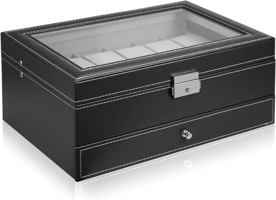 Luxury 12-Slot Watch Box