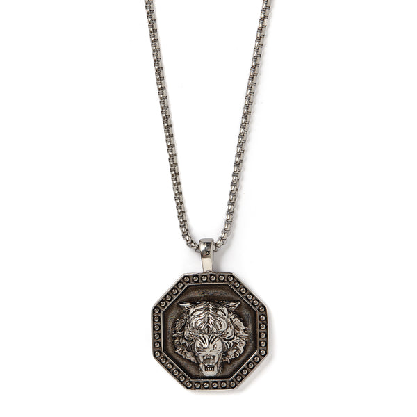 Thomas & George Tiger Medallion and Neckchain