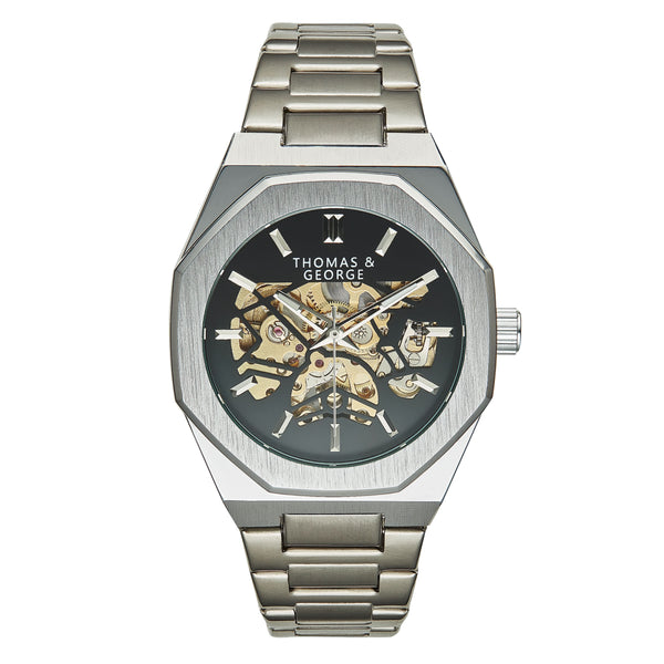 Automatic Skeleton Watch - London Silver Edition