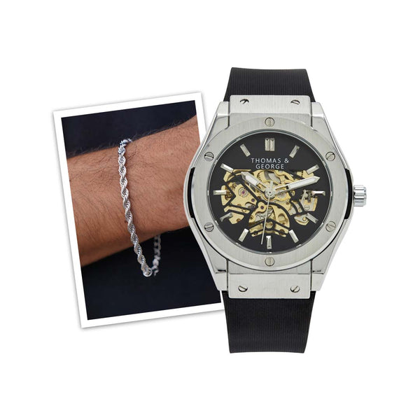 Norway Silver & Silver Rope Bracelet Bundle