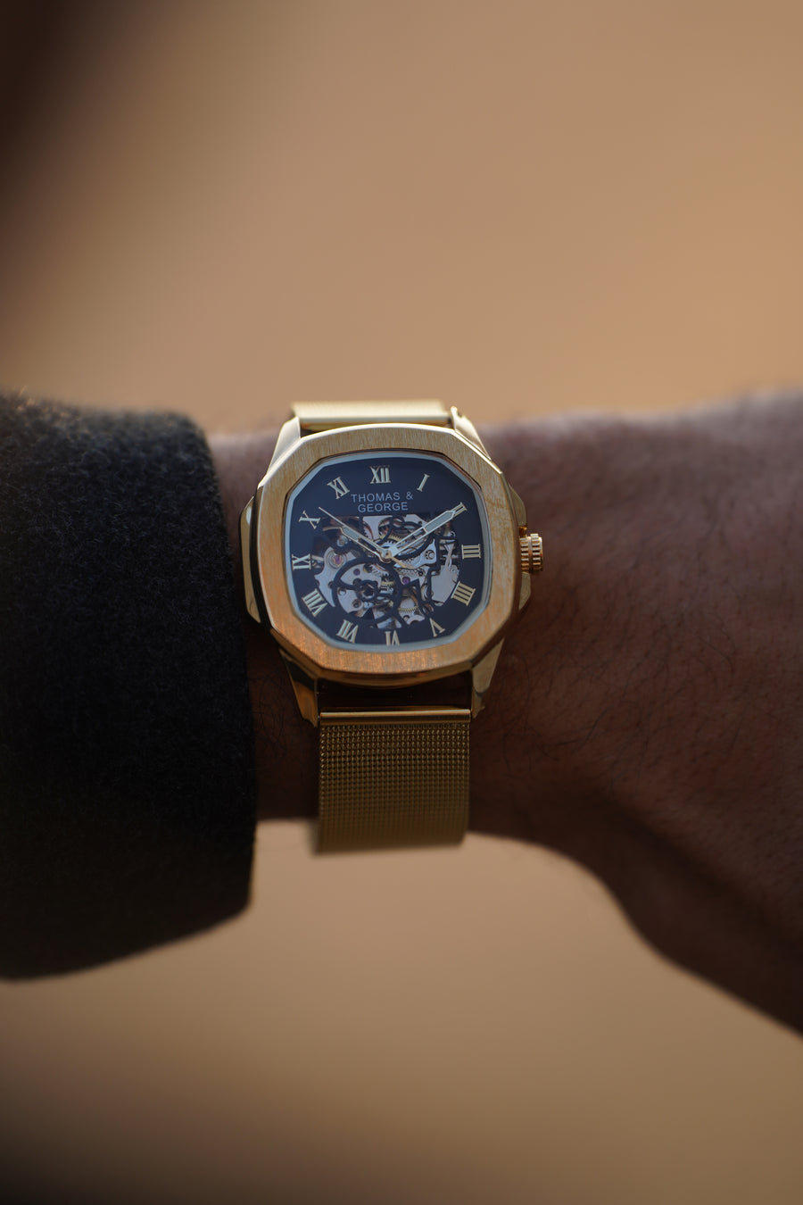 Automatic Skeleton Watch -  Berlin Gold Edition