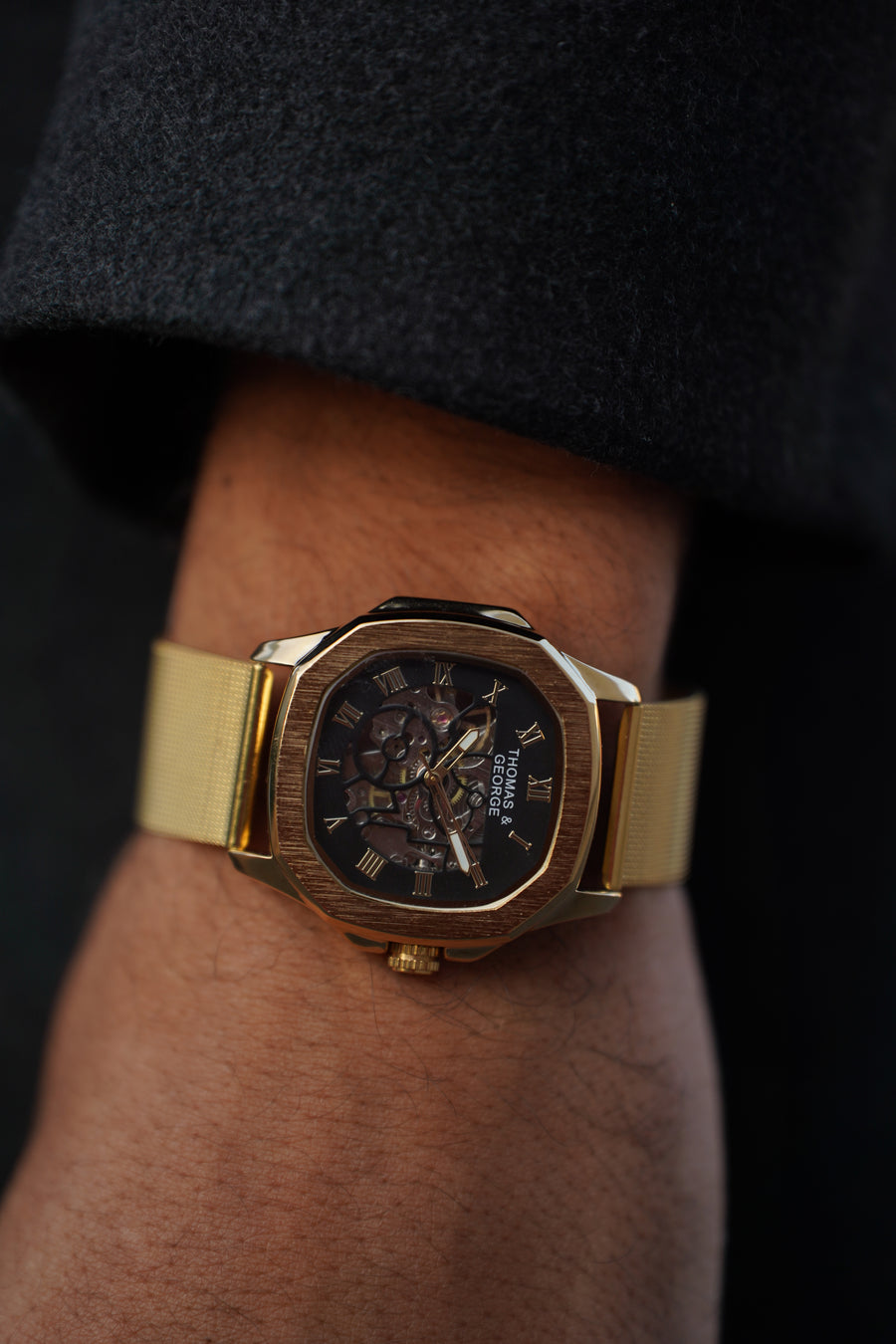 Automatic Skeleton Watch -  Berlin Gold Edition