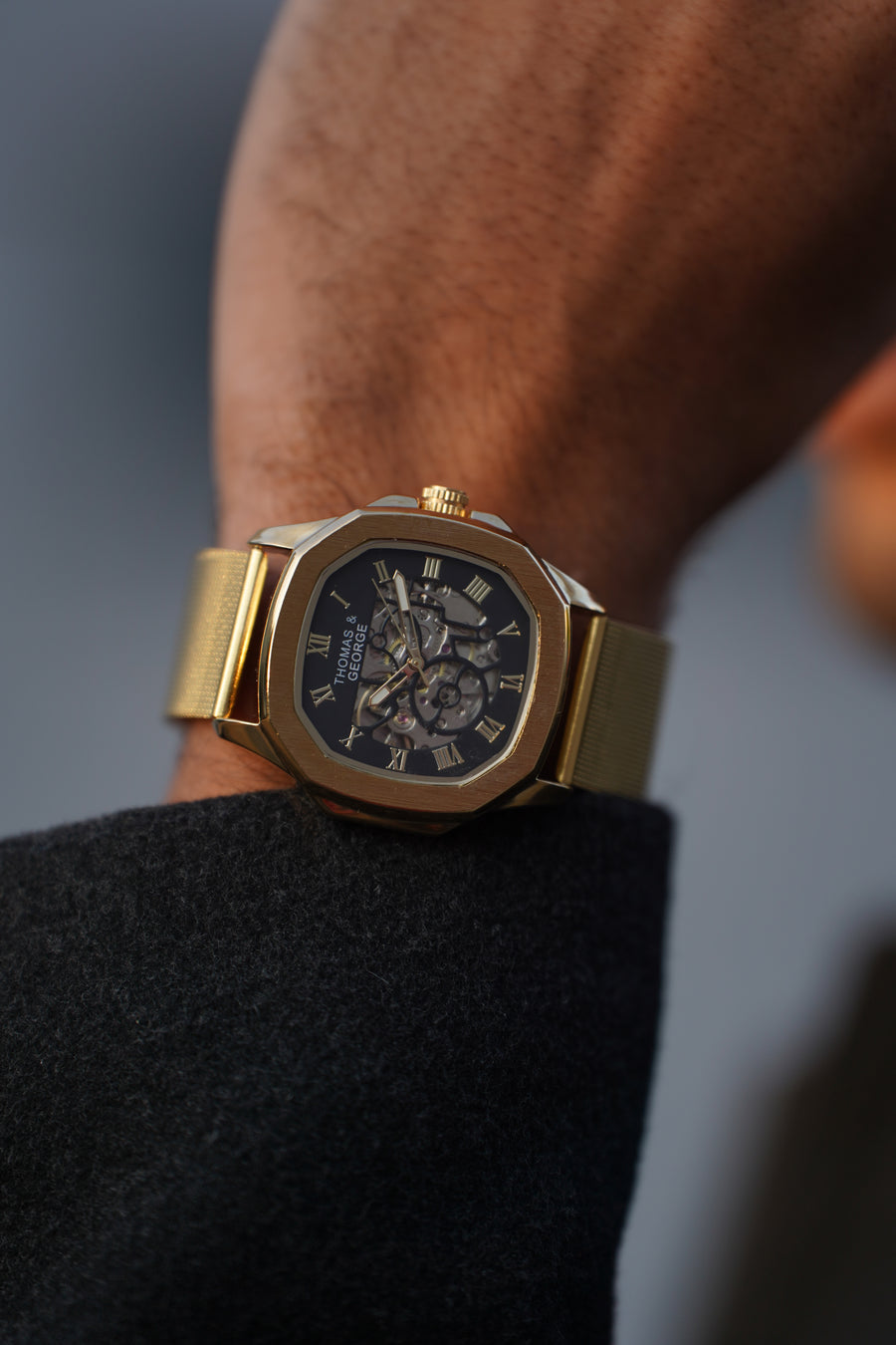 Automatic Skeleton Watch -  Berlin Gold Edition