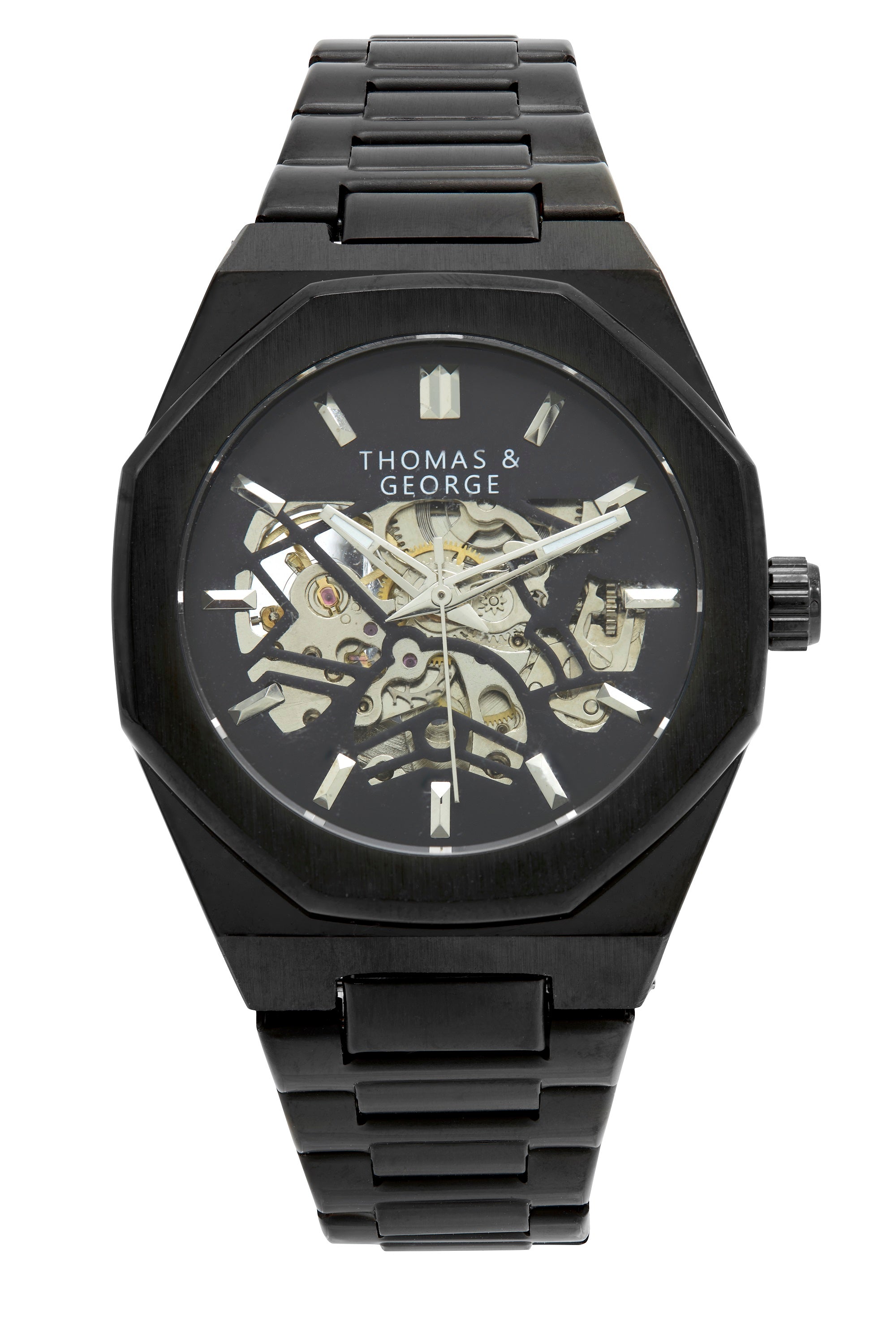 Automatic Skeleton Watch - London Black Edition