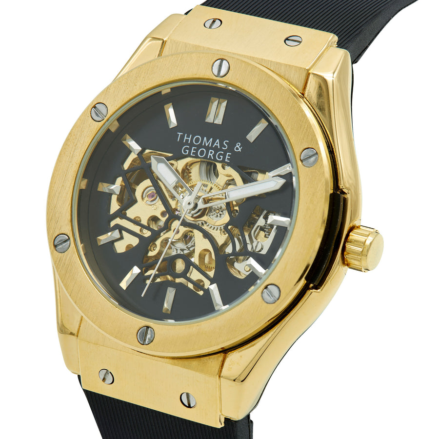 Automatic Skeleton Watch - Norway Gold Edition - Thomas & George